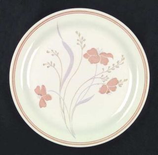 Royal (USA) Woodbury Dinner Plate, Fine China Dinnerware   Majestic,Peach Flower