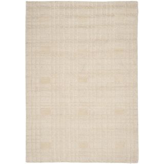 Safavieh Hand knotted Contemporary Tibetan Ivory Wool Rug (6 X 9)