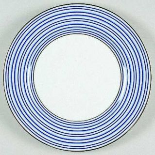 Ralph Lauren Regatta Stripe Dinner Plate, Fine China Dinnerware   Blue Bands,Pla