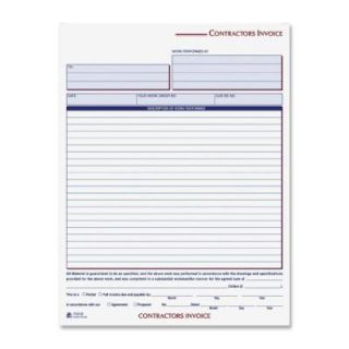 Cardinal Contractors Invoice Book
