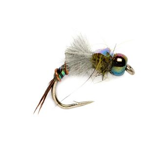 Hickeys Glass Bead Auto Emerger, Blue Wing Olive, 16