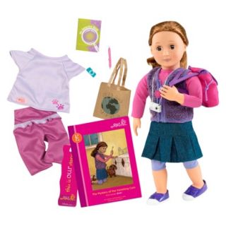 Our Generation 18 Poseable Doll With Book   Eva