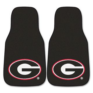 Fanmats Georgia 2 piece Carpeted Nylon Car Mats (100 percent nylonDimensions 27 inches high x 18 inches wideType of car Universal)