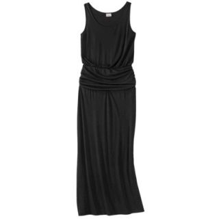 Mossimo Supply Co. Juniors Ruched Maxi Dress   Black S(3 5)