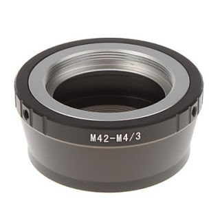 M42 M4/3 Camera Lens Adapter Ring (Black)
