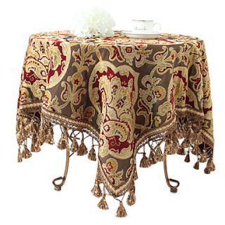 Southeast Asia Style Jacquard Table Cloth, Chenille 4040