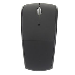 Foldable 2.4G Wireless High frequency Mouse Black