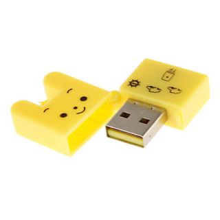 USB 2.0 Memory Card Reader (Red/Yellow/Green)