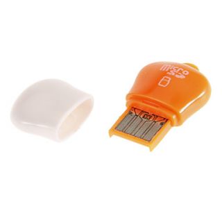 USB 2.0 Memory Card Reader (Yellow/Green/Orange)