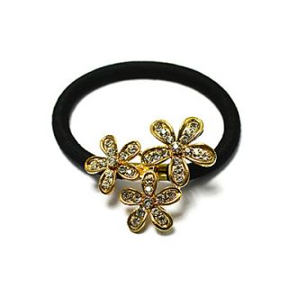 AlloyRhinestone Wedding Ponytail Holders(Gold)