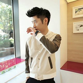 Mens Stand Collar Comfortable Casual Jacket