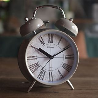 5.75H European Style Mute Luminous Metal Alarm Clock