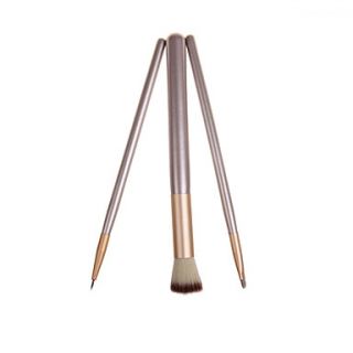 3PCS Multi function Cosmetic Brush Set Blush Brush1,Eyeshadow Brush1 and Eyelining Brush1