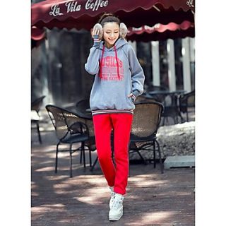 Womens Spring Stylish Letter Pattern Hoodie