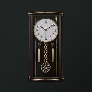 23.25H Modern Style Melody Light controlled Wall Clock with Pendulum