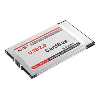 PCMCIA To USB 2.0 OHCI Ports CardBus 480M Inside Universal Serial Bus 2.0 Card