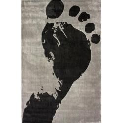 Nuloom Handmade Pino Footprint Rug (5 X 8)