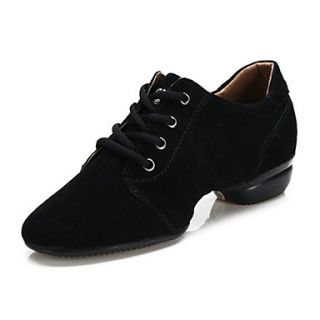 Womens Simple Real Leather Lace Up Dance Shoes(More Colors Available)