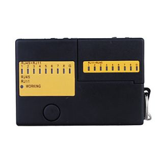 Multi functional Cable Tester for RJ45 and RJ11