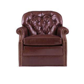 Leathercraft Bristol Leather Chair Bristol Swivel Chair   Diable Fudge