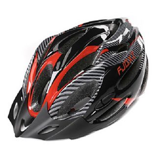 FJQXZ Unisex PCEPS 21 Vents BlackRed Ajustable Cycling Helmet