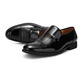 Leather Mens Flat Heel Comfort Loafers Shoes