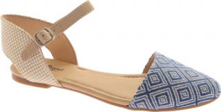 Womens Lucky Brand Abbee   Blue Combo Fabric Shoes