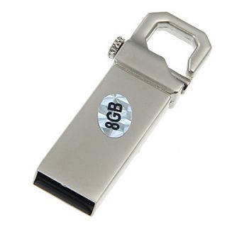 8G Metal Material Portable USB Flash Drive