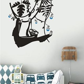 Animals The Sloth Decorative Wall Stickers