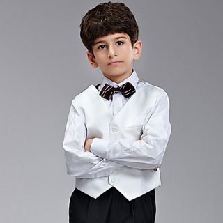 Five Pieces Ring Bearer Suit Clothing Set With Random Tie(More Colors)