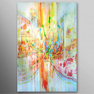 Hand Painted Oil Painting Abstract Rain Scenery with Stretched Frame Ready to Hang