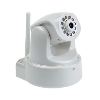 H.264 P2P 1.0MP 720P Surveillance HD Wireless IP Camera ,Wi Fi ,SD,IR Cut,11 LED,RJ45,Onvif  White