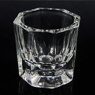 Crystal Octagon Dish Nail Art Acrylic Liquid Powder