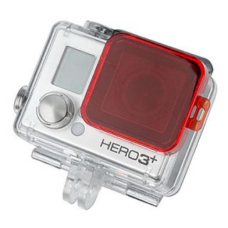 GoPro HD Hero 3 PC Under Sea Filter Cover   Red