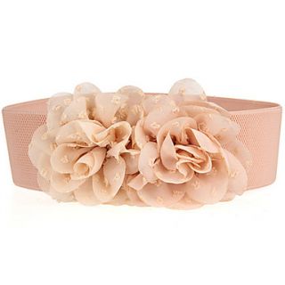 Elastic Fabric And Lace Flower Party/Casual Sashes(More Colors)