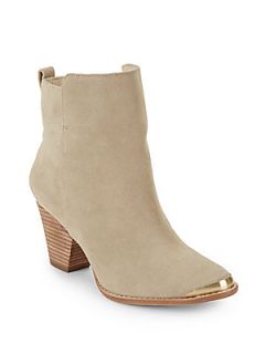 Victoria 2 Suede Ankle Boots   Sand