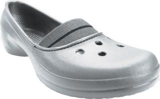 Womens Crocs Juneau   Silver/Charcoal Casual Shoes