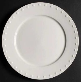 Oneida Katherine 12 Chop Plate/Round Platter, Fine China Dinnerware   All White