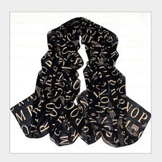 European And American Fashion Long Letter Thin Scarves