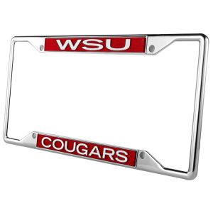 Washington State Cougars Glitter Laser Frame