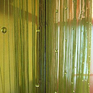 Classic String Shining Beads Curtain Line   Three Colors Available (39W × 108L)