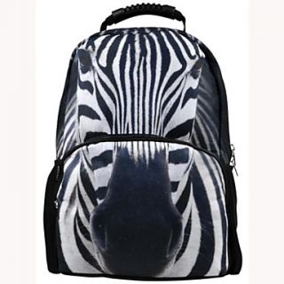 Veevan Unisexs Life like Zebre Animal School Backpack