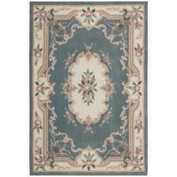 Nourison Hand tufted Blue Overland Street Rug (5 X 76)