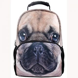 Veevan Unisexs Life like Dog Animal School Backpack
