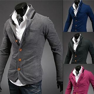 Mens Collar Color Collar Small Suit