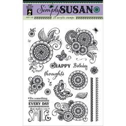 Hot Off The Press Acrylic Stamps 6 X8 Sheet   Simply Susan