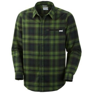 Columbia Sportswear Cool Creek Plaid Shirt   UPF 50  Long Sleeve (For Men)   ROCKET PLAID (L )