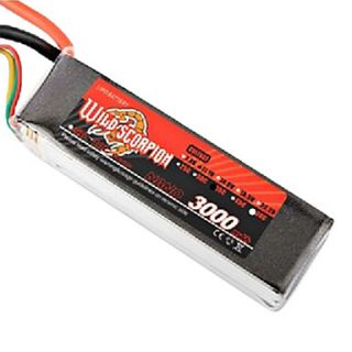 Wild Scorpion 14.8V 3000mAh 35C Li po Battery(T Plug)