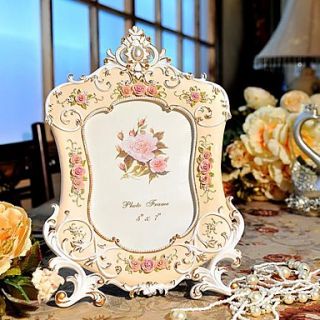 7 10Modern European Style Pearl Polyresin Picture Frame