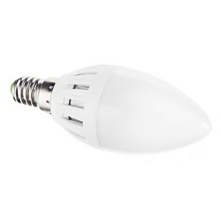 C37 E14 3W 15xSMD 2835 300LM 2700K Warm White Light LED Candle Bulbs(AC 85 265)